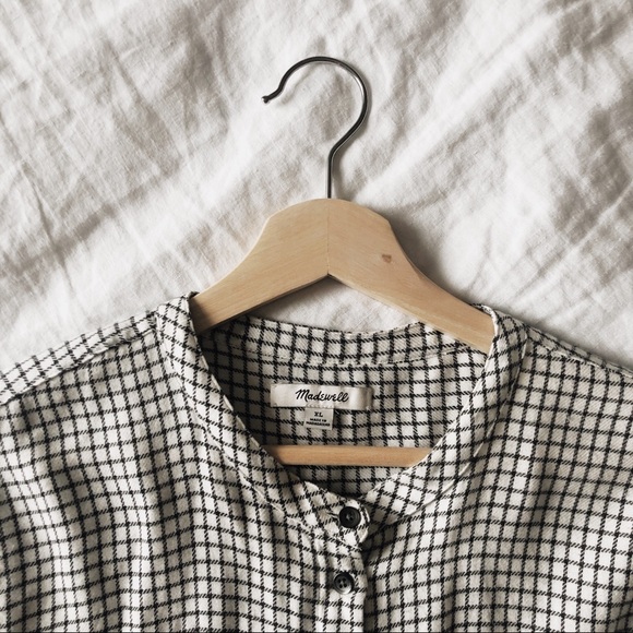 Madewell Bell Sleeve Button Down Blouse XL - Picture 5 of 7